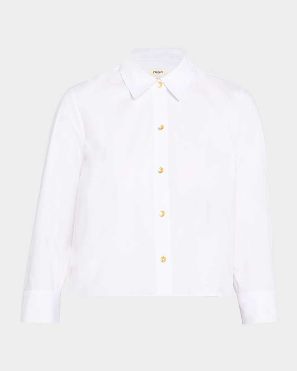 Fawn Button-Front Shirt
